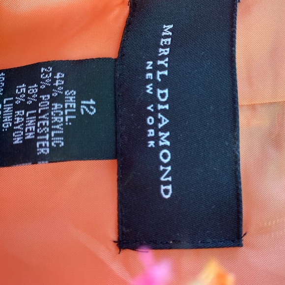 Orange Blazer size 12 - Picture 3 of 3